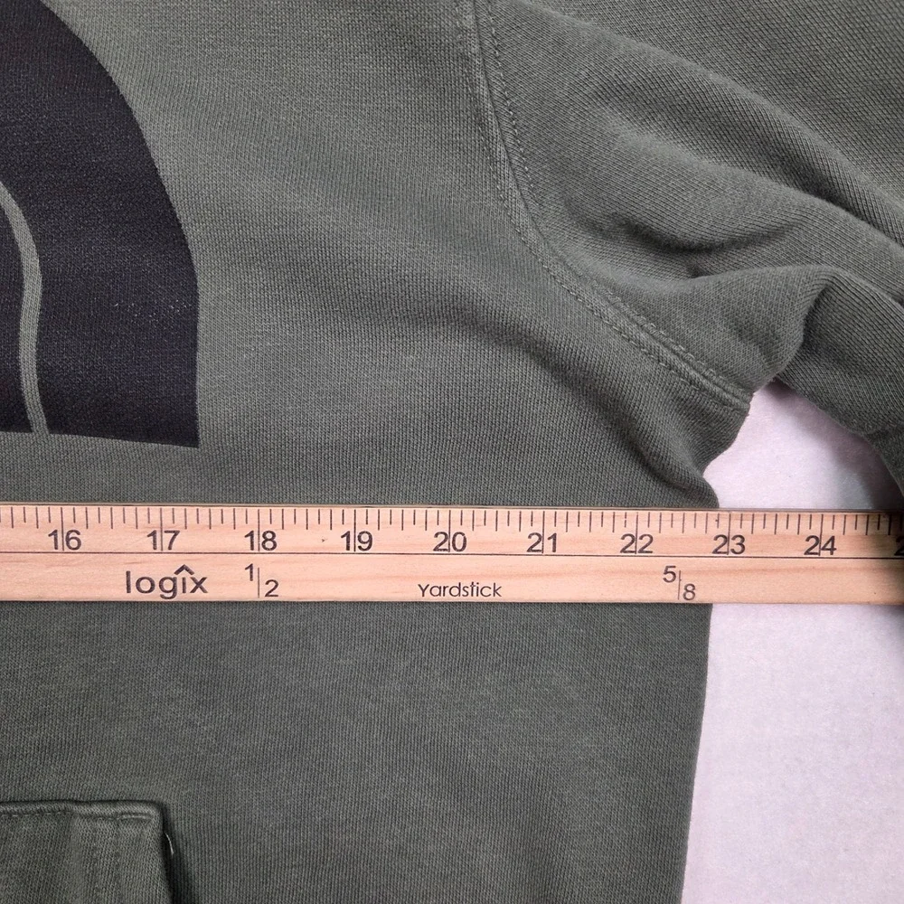 The North Face Hoodie Mens XL Green Half Dome Logo Pullover‎ Fleece Sweatshirt